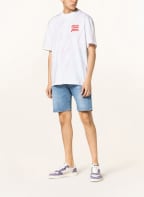 GUESS T-shirt GO BALVIN MARBLE, Color: WHITE/ LIGHT PINK/ RED (Image 1)