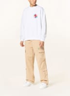 GUESS Sweatshirt GO J BALVIN AMOR, Color: WHITE (Image 1)