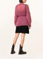 MAIAMI Strickhülle aus Mohair, Farbe: DUNKELROT (Bild 1)