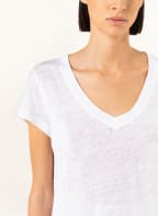 REISS T-Shirt LOLA aus Leinen, Farbe: WEISS (Bild 1)