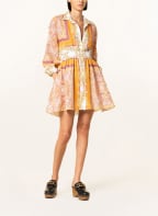 maje Leinenkleid ROQUILA, Farbe: ORANGE/ ROSA/ ALTROSA (Bild 1)