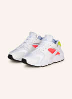 Nike Sneaker AIR HUARACHE, Farbe: WEISS/ NEONROT/ NEONGELB (Bild 1)