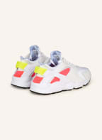 Nike Sneaker AIR HUARACHE, Farbe: WEISS/ NEONROT/ NEONGELB (Bild 1)