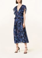 TED BAKER Kleid VERTEY mit Volants, Farbe: DUNKELBLAU/ HELLBLAU (Bild 1)