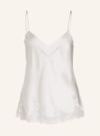 SIMONE PÉRÈLE Schlaftop NOCTURNE aus Seide, Farbe: IVORY (Bild 1)