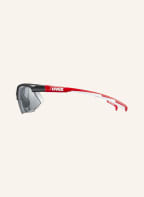 uvex Radbrille SPORTSTYLE 802 V, Farbe: 216 - SCHWARZ/ ROT/ TRANSPARENT (Bild 1)