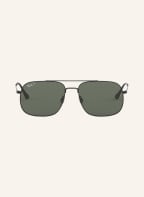 Ray-Ban Sonnenbrille RB3595, Farbe: 90149A- SCHWARZ/ GRÜN POLARISIERT (Bild 1)