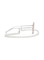 CHANEL Schmetterlingsförmige Sonnenbrille, Farbe: C124EH - SILBER/ ORANGE (Bild 1)