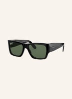 Ray-Ban Sonnenbrille RB2187, Farbe: 901/58 - SCHWARZ/ GRÜN POLARISIERT (Bild 1)