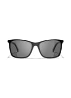 CHANEL Quadratische Sonnenbrille, Farbe: C501T8 - SCHWARZ/ GRAU POLARISIERT (Bild 1)