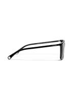 CHANEL Quadratische Sonnenbrille, Farbe: C501T8 - SCHWARZ/ GRAU POLARISIERT (Bild 1)