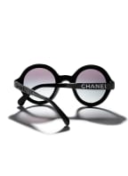 CHANEL Runde Sonnenbrille, Farbe: C888S6 - SCHWARZ/ GRAU VERLAUF (Bild 1)