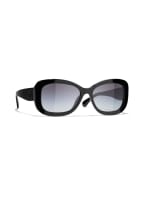 CHANEL Rechteckige Sonnenbrille, Farbe: C888S6 - SCHWARZ/ GRAU VERLAUF (Bild 1)