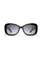 CHANEL Rechteckige Sonnenbrille, Farbe: C888S6 - SCHWARZ/ GRAU VERLAUF (Bild 1)
