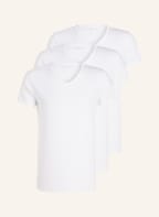 TOMMY HILFIGER 3-pack V-neck shirts, Color: WHITE (Image 1)