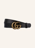 GUCCI Ledergürtel GG MARMONT, Farbe: SCHWARZ (Bild 1)
