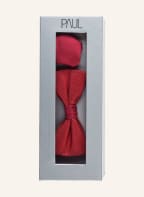PAUL Set: Fliege und Einstecktuch, Farbe: ROT/ SCHWARZ (Bild 1)