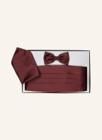 WILVORST Set: Kummerbund, Einstecktuch und Fliege , Farbe: DUNKELROT (Bild 1)