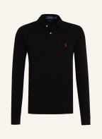 POLO RALPH LAUREN Piqué-Poloshirt Slim Fit, Farbe: SCHWARZ (Bild 1)