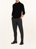 POLO RALPH LAUREN Piqué-Poloshirt Slim Fit, Farbe: SCHWARZ (Bild 1)