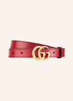 GUCCI Ledergürtel GG MARMONT , Farbe: DUNKELROT (Bild 1)