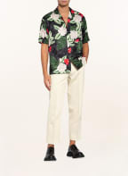 GUCCI Resorthemd HAWAII mit Seide, Farbe: SCHWARZ/ CREME/ GRÜN (Bild 1)