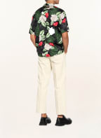 GUCCI Resorthemd HAWAII mit Seide, Farbe: SCHWARZ/ CREME/ GRÜN (Bild 1)