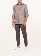 CHAS Hemd Slim Fit, Farbe: BRAUN/ CREME (Bild 1)