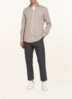 STROKESMAN'S Hemd Modern Fit, Farbe: WEISS/ GRAU/ BRAUN (Bild 1)