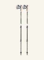 LEKI Nordic walking poles TRAVELLER CARBON, Color: GRAY/ GREEN/ WHITE (Image 1)
