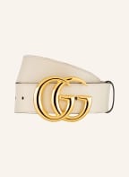 GUCCI Ledergürtel GG MARMONT, Farbe: 9022 MYSTIC WHITE (Bild 1)