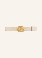 GUCCI Ledergürtel GG MARMONT, Farbe: 9022 MYSTIC WHITE (Bild 1)