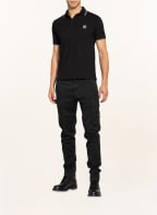 STONE ISLAND Piqué-Poloshirt Slim Fit , Farbe: SCHWARZ (Bild 1)