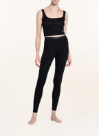 Calvin Klein Lounge-Leggings PURE RIBBED, Farbe: SCHWARZ (Bild 1)