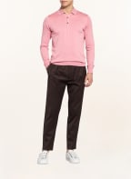 JOHN SMEDLEY Strick-Poloshirt, Farbe: ROSA (Bild 1)