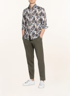 STROKESMAN'S Hemd Modern Fit, Farbe: WEISS/ OLIV/ DUNKELGRÜN (Bild 1)