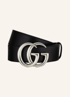 GUCCI Ledergürtel GG, Farbe: SCHWARZ (Bild 1)