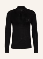 ALL SAINTS Strick-Poloshirt MERINO, Farbe: SCHWARZ (Bild 1)
