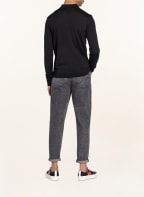 ALL SAINTS Strick-Poloshirt MERINO, Farbe: SCHWARZ (Bild 1)