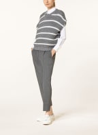 BRUNELLO CUCINELLI Pullunder, Farbe: GRAU/ WEISS (Bild 1)