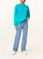 SPORTY & RICH Sweatshirt, Farbe: WEISS/ TÜRKIS (Bild 1)