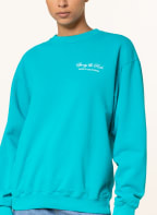 SPORTY & RICH Sweatshirt, Farbe: WEISS/ TÜRKIS (Bild 1)