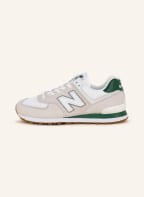 new balance Sneakers 574, Color: CREAM/ WHITE/ GREEN (Image 1)