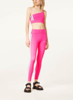 Palm Angels Cropped-Top , Farbe: NEONPINK/ WEISS (Bild 1)