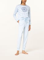 LAUREN RALPH LAUREN Schlafanzug , Farbe: HELLBLAU/ WEISS (Bild 1)