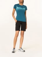 me°ru' T-Shirt SKIVE mit Merinowolle, Farbe: PETROL (Bild 1)