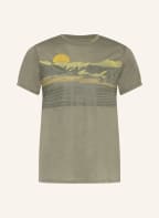 me°ru' T-Shirt HORSENS mit Merinowolle, Farbe: GRÜN (Bild 1)