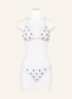 POLO RALPH LAUREN Triangle bikini top LOGO ICONS, Color: WHITE (Image 1)