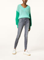 7 for all mankind Skinny Jeans SLIM ILLUSION, Farbe: ST GREY (Bild 1)
