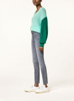 7 for all mankind Skinny Jeans SLIM ILLUSION, Farbe: ST GREY (Bild 1)